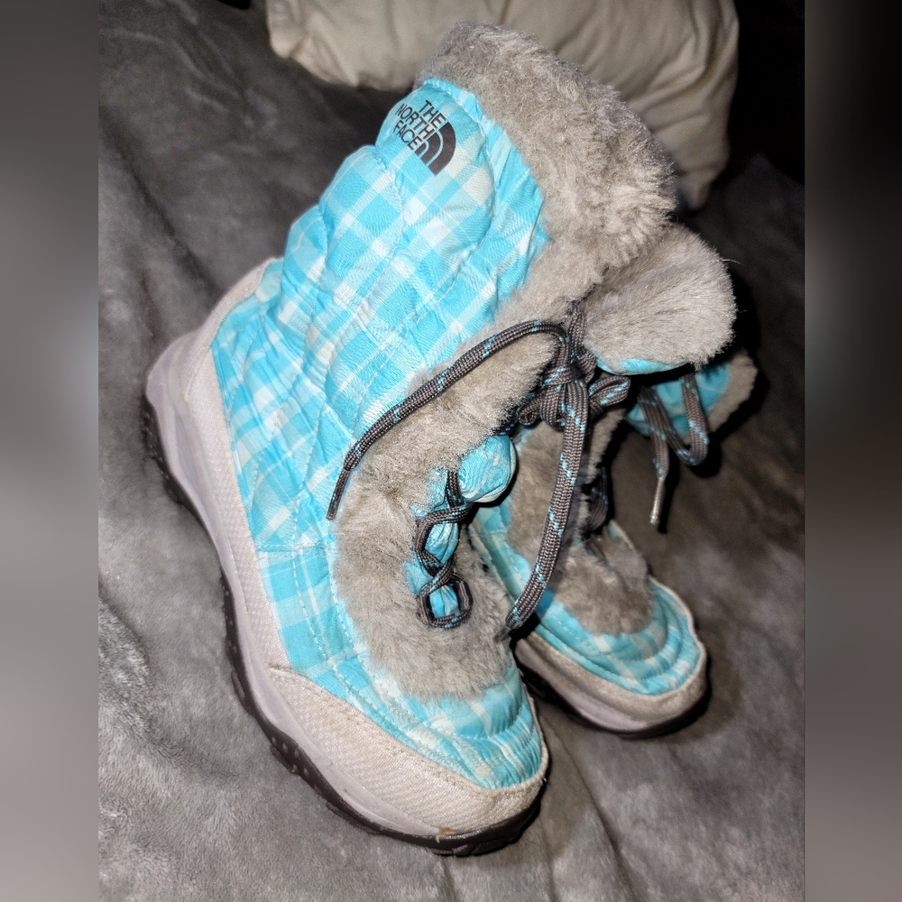 Girls North Face Boots Size 3